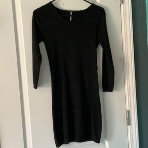 Black tight fit dress